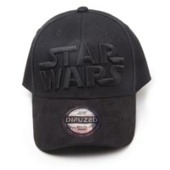 DIFUZED STAR WARS - BLACK ON BLACK LOGO CURVED BILL