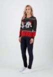 DIFUZED DISNEY - MICKEY & MINNIE CHRISTMAS ŽENSKI PULOVER - XS