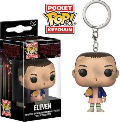 FUNKO POCKET POP KEYCHAIN Stranger Things Eleven with eggo obesek