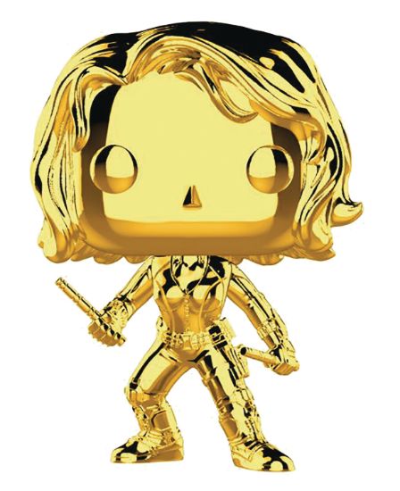 Figura FUNKO POP! BOBBLE: MARVEL: MARVEL STUDIOS 10: BLACK WIDOW (CHROME)