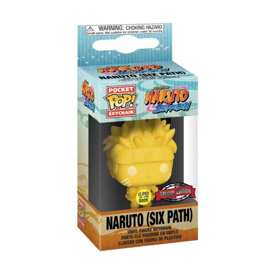 FUNKO POCKET POP KEYCHAIN Naruto Shippuden Naruto six path glow obesek 