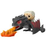 FUNKO POP RIDES: GAME OF THRONES - DAENERYS ON FIERY DROGON