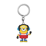 FUNKO POCKET POP KEYCHAIN Minions 2 roller skating Stuart obesek