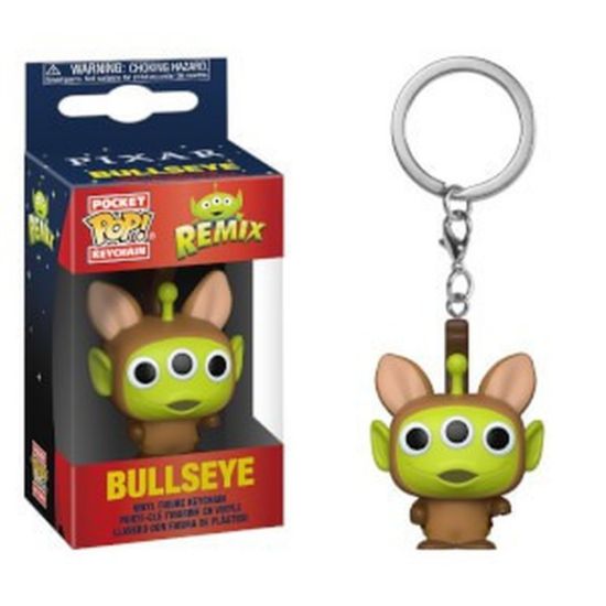 FUNKO POCKET POP KEYCHAIN Pixar allien remix Bullseye obesek 