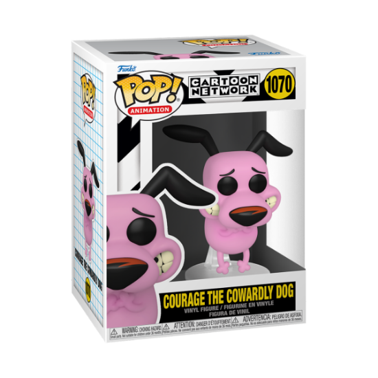 FUNKO POP ANIMATION: CARTOON NETWORK - COURAGE THE COWARDLY DOG