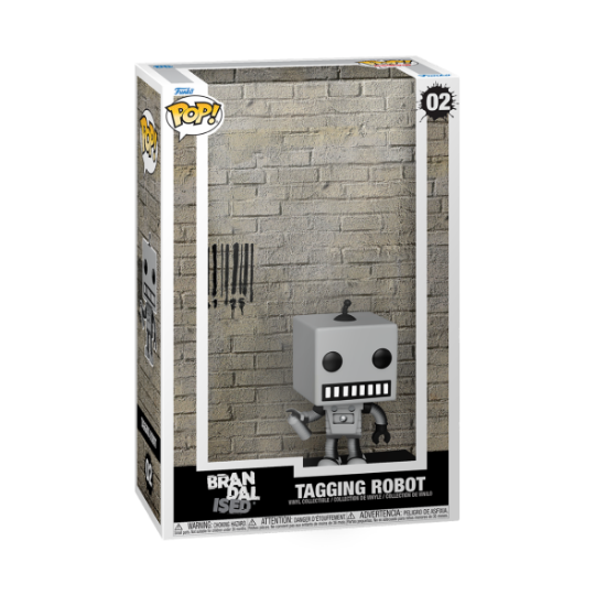 FUNKO POP ART COVER: BRANDALISED - TAGGING ROBOT W/CASE