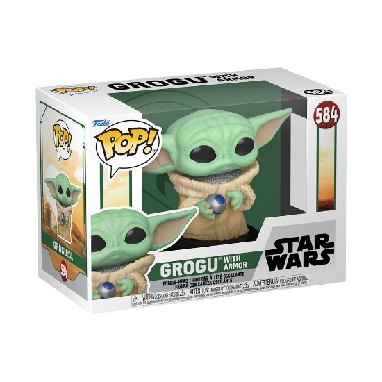 FUNKO POP: STAR WARS - BOOK OF BOBA FETT - GROGU W/ARMOR