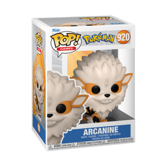 FUNKO POP GAMES: POKEMON - ARCANINE (EMEA)