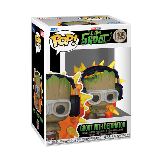 FUNKO POP MARVEL: I AM GROOT - GROOT W/ DETONATOR