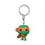 FUNKO POCKET POP KEYCHAIN TMNT mutant mayhem Michelangelo obesek