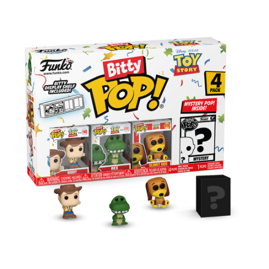 FUNKO BITTY POP: TOY STORY 4PK - WOODY