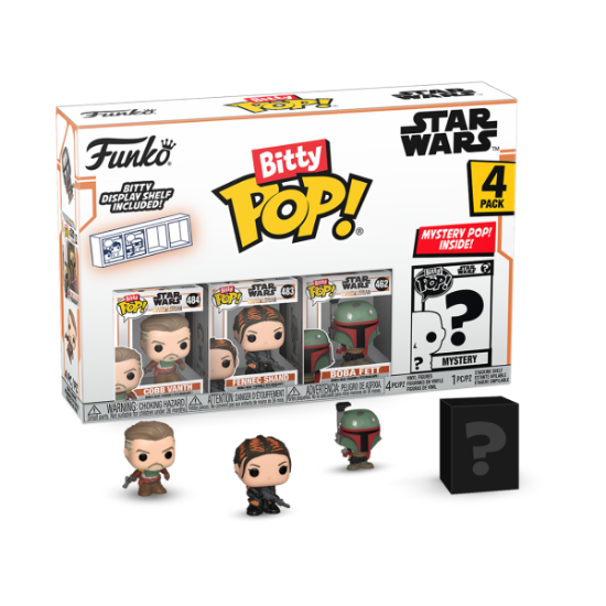 FUNKO BITTY POP: MANDALORIAN 4PK - MARSHAL