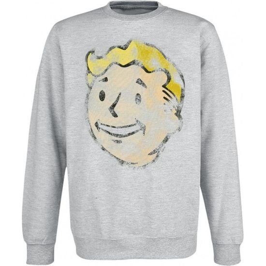 SWEATSHIRT - FALLOUT VAULT BOY VINTAGE majica velikosti M