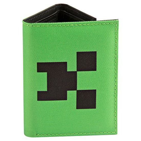 JINX MINECRAFT POCKET CREEPER TRI-FOLD NYLON WALLET (TAR)