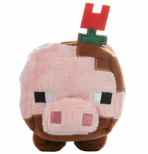 JINX MINECRAFT EARTH HAPPY EXPLORER MUDDY PIG PLIŠASTA IGRAČA