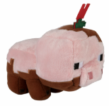 JINX MINECRAFT EARTH HAPPY EXPLORER MUDDY PIG PLIŠASTA IGRAČA