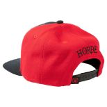 JINX WORLD OF WARCRAFT HORDE LEATHER EMBLEM SNAPBACK HAT