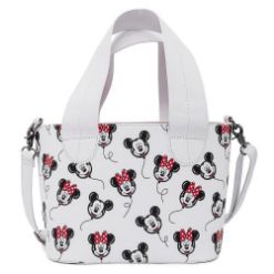 LOUNGEFLY DISNEY MICKEY-MINNIE BALLOONS AOP ROČNA TORBICA