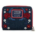 LOUNGEFLY MARVEL CAPTAIN AMERICA 80TH ANNIVERSARY FLORAL SHEILD DENARNICA