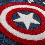 LOUNGEFLY MARVEL CAPTAIN AMERICA 80TH ANNIVERSARY FLORAL SHEILD TORBA