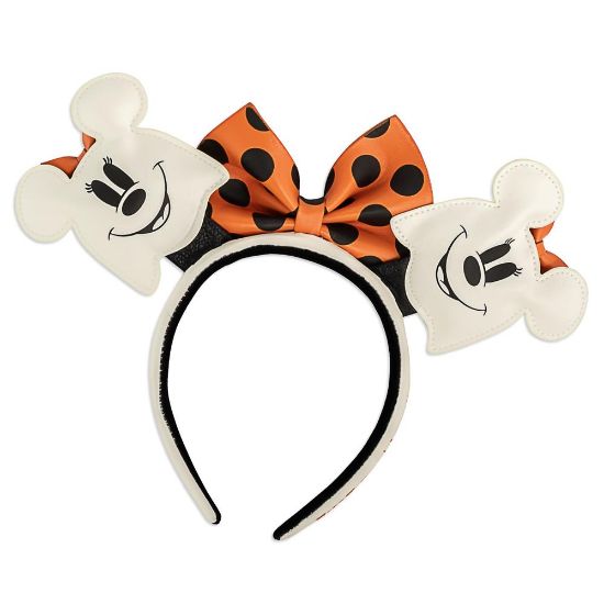 LOUNGEFLY DISNEY GHOST MINNIE GLOW IN THE DARK TRAK ZA LASE