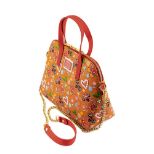 LOUNGEFLY DISNEY SEASONAL GINGER BREAD AOP CROSSBODY TORBA