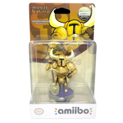 SHOVEL KNIGHT GOLD AMIIBO FIGURA