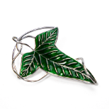 NOBLE COLLECTION - LORD OF THE RING - J - ELVEN LEAF BROOCH COSTUME