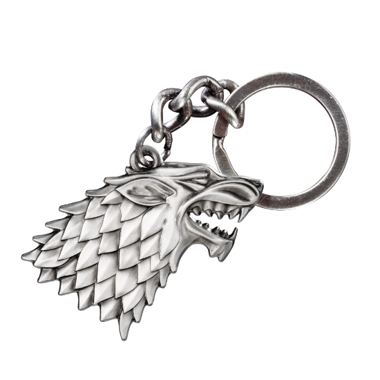 NOBLE COLLECTION - GAME OF THRONES - J - STARK KEY CHAIN