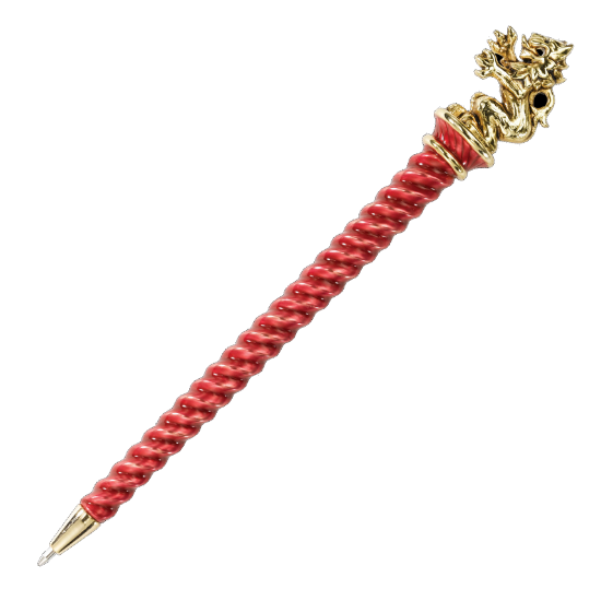 NOBLE COLLECTION - HARRY POTTER - GRYFFINDOR PEN GOLD PLATED