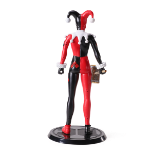 NOBLE COLLECTION DC - SS - HARLEY QUINN JESTER BENDYFIG