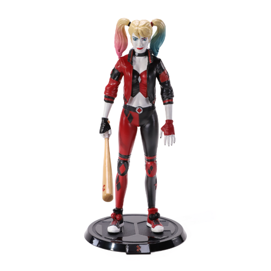 NOBLE COLLECTION DC - SS - HARLEY QUINN BOP REBIRTH BENDYFIG (COMIC)