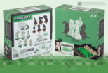 NOBLE COLLECTION – MINECRAFT – OVERWORLD HEROES VS. HOSTILE MOBS CHESS SET