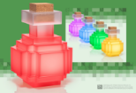 NOBLE COLLECTION – MINECRAFT – ILLUMINATING POTION BOTTLE