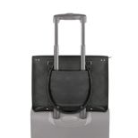 SOLO NY JAY LEATHER TOTE BLACK 15.6