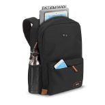 SOLO BEDFORD BACKPACK BLACK WITH TAN TRIM 15.6