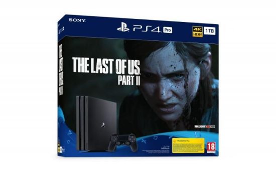 Igralna konzola Playstation 4 1TB PRO BLACK + THE LAST OF US II