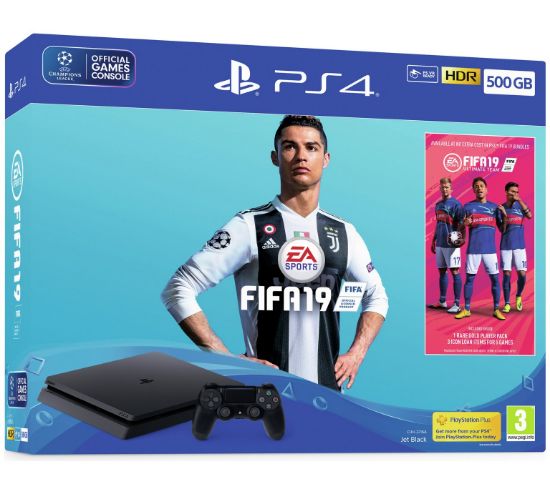 Igralna konzola Playstation 4 500GB + Fifa 19