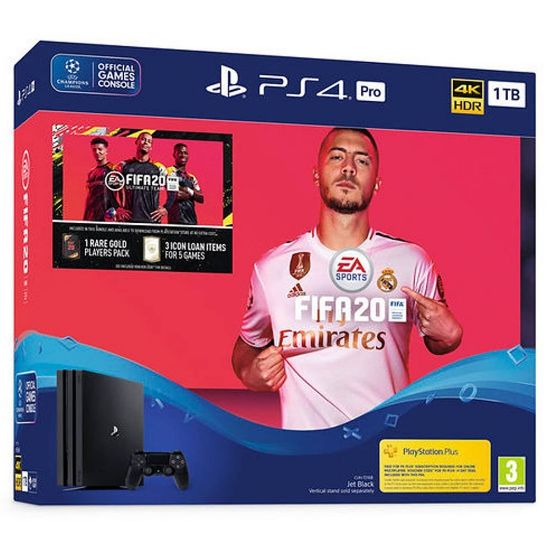 Igralna konzola PS4 1TB PRO + Fifa 20