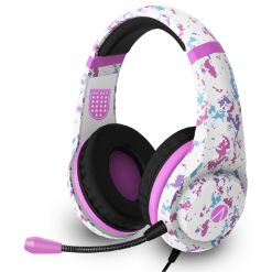 SLUŠALKE STEALTH MULTIFORMAT CAMO STEREO GAMING HEADSET - roza maskirne barve