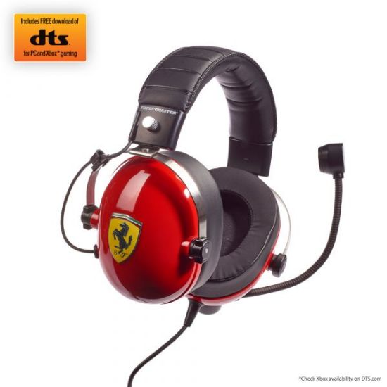 THRUSTMASTER T.RACING SCUDERIA FERRARI GAMING SLUŠALKE-DTS