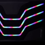 X ROCKER COSMOS RGB LED OTTOMAN GAMING BED