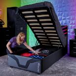 X ROCKER COSMOS RGB OTTOMAN GAMING BED & XCOOL WAVE FOAM SINGLE MATTRESS