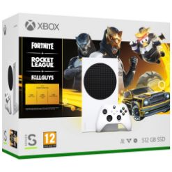 MICROSOFT CONSOLE XBOX SERIES S + FORTNITE+ROCKET LEAGUE+FALLGUYS