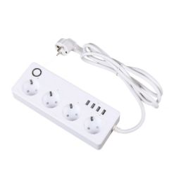 MOYE VOLTAIC SMART POWER STRIP V2 4 EU PLUGS + 4 USB PLUGS 3680W 16A PAMETNA RAZDELILNA LETEV