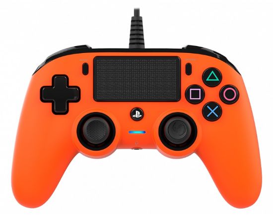 NACON PS4 ŽIČNI IGRALNI PLOŠČEK, ORANŽEN