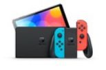 NINTENDO SWITCH CONSOLE (OLED MODEL) - NEON RED & BLUE