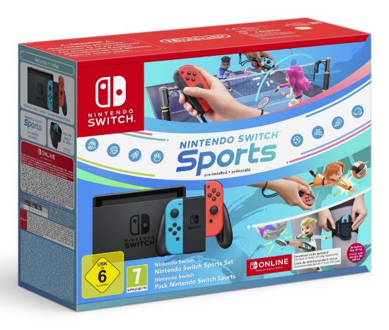 Nintendo Switch konzola V1.1 RED & BLUE + Switch Sports + Nintendo Online - 12 mesecev