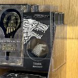 NOBLE COLLECTION - GAME OF THRONES - J - STARK PENDANT / COSTUME