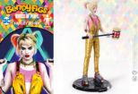 NOBLE COLLECTION - DC - BENDYFIGS - HARLEY QUINN WITH MALLET (BIRDS OF PREY) FIGURA